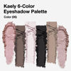 Picture of 6 Color Eyeshadow Makeup Palette, 6 Rose Gold Dark Brown Nude Black Coffee Champagne Gold Eyeshadows Palette, Everyday Matte Shimmer Finish Eye Makeup Looks,Travel Friendly Size, Built-in Mirror 06#