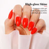 Picture of Imtiti Neon Gel Nail Polish, 0.5 Fl Oz Neon Red Gel Polish Soak Off LED U V Nail Gel Polish Spring Summer Gel Nail Polish DIY Nail Art Starter Manicure Salon Gel Nail Kit