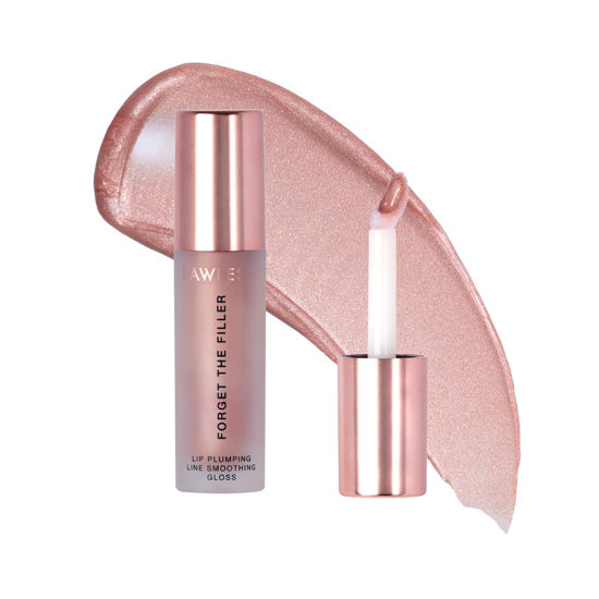 Picture of Lawless Forget the Filler Lip Plumping Line Smoothing Gloss - Candy Sky - Premium Volumizing Lip Gloss with Natural Ingredients Designed to Plump, Firm, and Hydrate Lips 0.11 oz