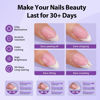 Picture of BTArtboxnails Nail Tips Builder Gel - Long Lasting 15ml Builder Gel with Portable Nail Lamp for French XCOATTIPS, 30+Days French Protection Duo Nail Extension Tool for Nail Art