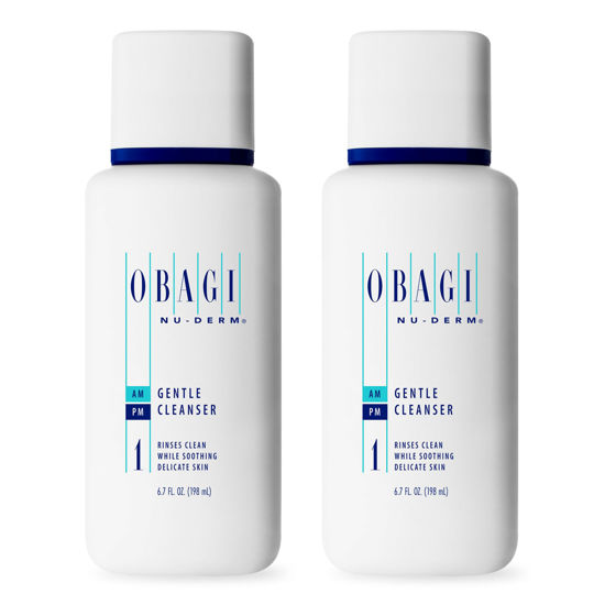 Picture of Obagi Nu-Derm Gentle Cleanser - Mild Face Cleanser that Removes Daily Impurities & Build-Up For Normal to Dry & Sensitive Skin - Two Pack, 2 * 6.7 oz