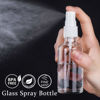 Picture of Hydior 2oz Clear Glass Spray Bottles for Essential Oils, Small Spray Bottle with Plastic Sprayer - Set of 3