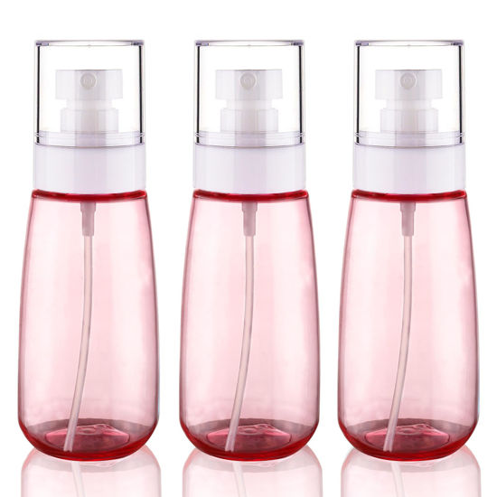 Picture of Cosywell Travel Size Spray Bottle TSA Approved 3.4oz 100ml 3 Pack Leak Proof Fine Mist Spray Bottles Empty Refillable Mist Sprayer for Perfume Essential Oils Toners Rose Water Cosmetics (3Pink)