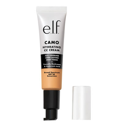 Picture of e.l.f. Hydrating Camo CC Cream, SPF 30, Color Correcting Full Coverage Foundation For A Dewy Finish, Vegan & Cruelty-Free, Medium 310 C