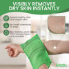 Picture of Modu 6 Pcs Korean Exfoliating Mitt Bath Washcloth 6.7 x 5.5 in - Asian Italy Towel (Small 6 Pcs Green)