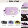 Picture of YOOLIFE Monogram Make Up Bag - Gifts for Women Bridesmaid Proposal Gifts Girls Cute Makeup Bag Cosmetic Bags for Women Girls Gifts for Wife Sister Friend Girlfriend Bride Gifts for Female Letter E