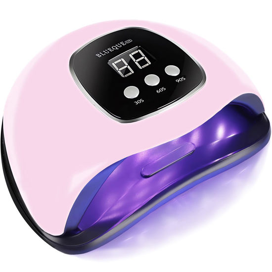 Picture of BIGBEAR UV Light for Nails, 48W UV LED Nail Lamp for Gel Polish, Fast Nail Dryer with Automatic Sensor, 3 Timer Setting, Small and Portable, LED Nail Light for Fingernail and Toenail Nail