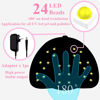 Picture of BIGBEAR UV Light for Nails, 48W UV LED Nail Lamp for Gel Polish, Fast Nail Dryer with Automatic Sensor, 3 Timer Setting, Small and Portable, LED Nail Light for Fingernail and Toenail Nail