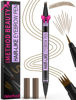 Picture of iMethod Eyebrow Pen - Eyebrow Pencil Magic 2-in-1 Eye Brow Pencils for Women with 4-Fork-Tip and Precise Brush-Tip Create Natural Hair-Like Brows, Last All Day, Microblading Eyebrow Pen, Light Brown