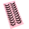 Picture of HBZGTLAD Soft Mink Eyelashes 3D Curl Winged End Eye Elongated Fake Lashes Thick Handmade Natural False Eyelash Messy Cross Lash Wholesale (LN121)