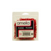 Picture of Amelia Beauty | 1000 Count 1/2" Rubber Bands | Premium US Made Rubber Hair Ties | Ideal for Ponytails, Braids & Beards | Strong All Day Hold | Convenient Re-closable Container | Red