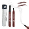 Picture of Eyebrow Contouring Pen, Waterproof Microblading Eyebrow Pencil with 4-Prong Micro-Fork-Tip Applicator, Liquid Eyebrow Pencils for women Creates Natural Looking Brows Effortlessly (Reddish Brown)
