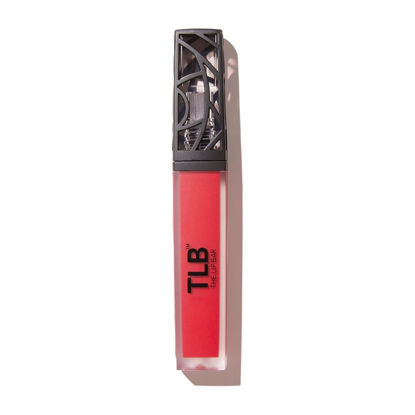 Picture of The Lip Bar - Nonstop Liquid Matte Lipstick, Haute Mess (Bright Pink-Red) - High Pigment - One Swipe - Long Lasting - Jojoba Oil & Vitamin E - Vegan & Cruelty Free - Makeup & Cosmetics - .24 fl oz