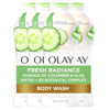 Picture of Olay Fresh Radiance Body Wash, Restores Hydration, Vitamin B3 Botanical Complex, Formulated for All Skin Types, Cucumber and Aloe Water Scent, 22 fl oz (Pack of 4)