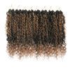 Picture of 8 Packs Goddess Faux Locs Crochet Hair for Black Women, Long Goddess Locs Crochet Hair, Boho Style Locs, River Locs Crochet Hair with Curly Ends (18Inch, OT27#, 8Packs)