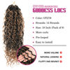Picture of 8 Packs Goddess Faux Locs Crochet Hair for Black Women, Long Goddess Locs Crochet Hair, Boho Style Locs, River Locs Crochet Hair with Curly Ends (18Inch, OT27#, 8Packs)