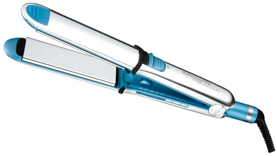 Picture of BaBylissPRO Nano Titanium 1 1/2" Prima Stainless Steel Ionic Hair Straightener, Curl and Straighten Hair with one professional tool