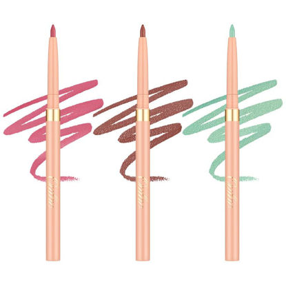 Picture of Oulac Waterproof Lipliner Pencil Set - Smooth and Creamy, Retractable Lip Makeup for Precision Application, Vegan & Cruelty-Free