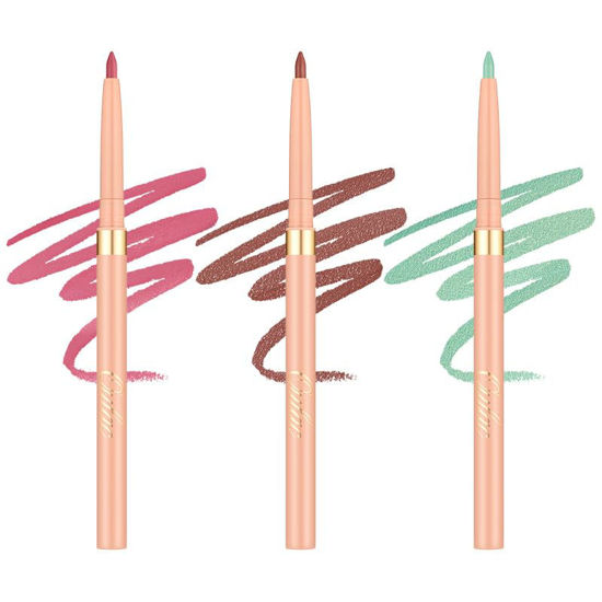 Picture of Oulac Waterproof Lipliner Pencil Set - Smooth and Creamy, Retractable Lip Makeup for Precision Application, Vegan & Cruelty-Free