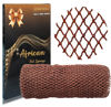 Picture of SPMKTBOZAI African Net Sponge Authentic, African Exfoliating Sponge Real African Net Black Owned, African Bath Sponge Back Scrubber, Body Exfoliator Shower Bath Accessories (Brown)