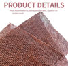 Picture of SPMKTBOZAI African Net Sponge Authentic, African Exfoliating Sponge Real African Net Black Owned, African Bath Sponge Back Scrubber, Body Exfoliator Shower Bath Accessories (Brown)