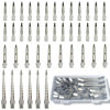 Picture of HiJeaton 42Pcs Hair Clips, Silver Metal Duck Billed Hair Clips for Women Styling Sectioning, Duckbill Long Hair Clips, Pin Curl Clips for Hair, Alligator Roller Clip with Case