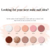 Picture of Beautpal Nude Gel Nail Polish Set, 10 Colors Neutral Pink Blush Nude Glitter Gel Polish All Seasons Skin Tones Soak Off Manicure Home DIY Nail Art Design Starter Kit Salon Quality Gift for Women Girls