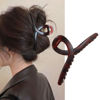 Picture of Nalodu 5 Inch Hair Claw Clips Extra Large No Slip Big Matte XL Clip for Thick Curly Long Hair Women, 4 Pack