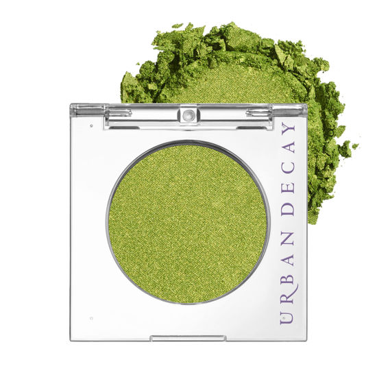 Picture of URBAN DECAY 24/7 Longwear Eyeshadow Single (Freak - Lime Green Shimmer), High-Pigment Eye Shadow Compact, Smooth & Blendable Colors, Crease-free, Vegan - 0.06 oz
