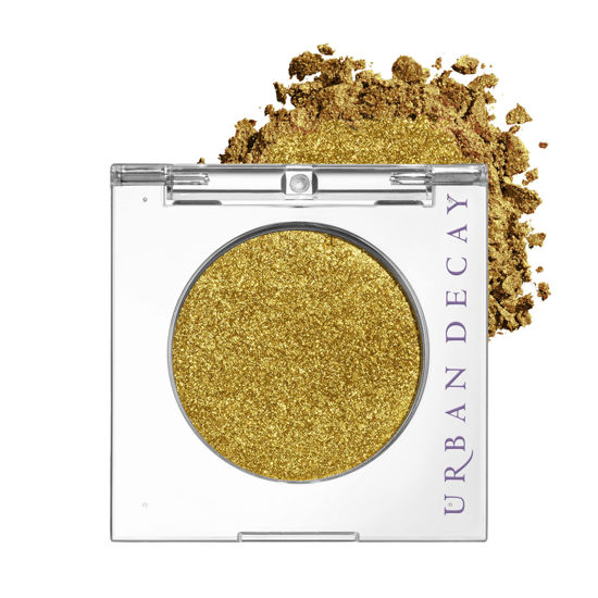 Picture of URBAN DECAY 24/7 Longwear Eyeshadow Single (Overdraft - Yellow Gold Metallic), High-Pigment Eye Shadow Compact, Smooth & Blendable Colors, Crease-free, Vegan - 0.06 oz