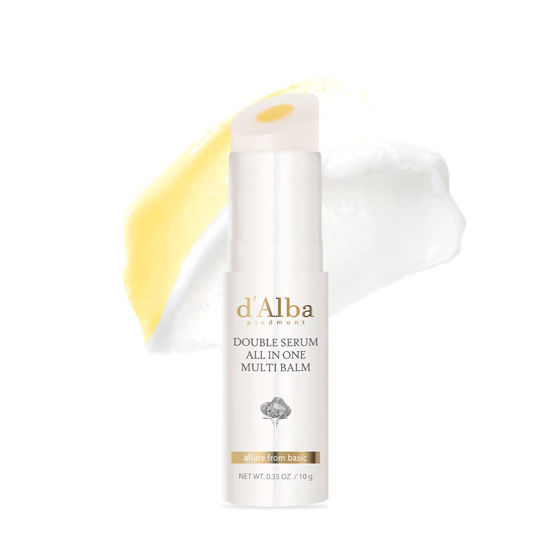 Picture of d'alba Piedmont Italian White Truffle Double Serum All-in-one Multi Balm, Vegan Skincare with Vitamin C and Vegan Collagen, 3-in-1 Anti Wrinkle, Eye Treatment, Dark Spot Remover