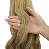 Picture of OMGREAT Claw Ponytail Hair Extension One Piece Cute Clip in on Ponytail Claw Synthetic Straight Curly Hairpieces 18" Curly Ash Blonde
