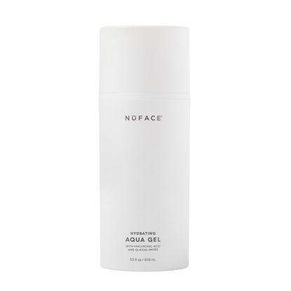 Picture of NuFACE Aqua Gel Activator - Microcurrent Conductive Gel & Activator Powered by IonPlex & Hyaluronic Acid to Enhance Results of NuFACE Microcurrent Facial Device - Improves Skin Radiance (3.3 oz)