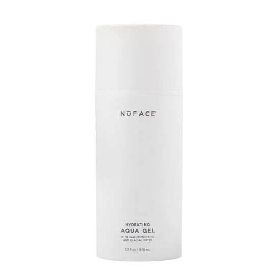 Picture of NuFACE Aqua Gel Activator - Microcurrent Conductive Gel & Activator Powered by IonPlex & Hyaluronic Acid to Enhance Results of NuFACE Microcurrent Facial Device - Improves Skin Radiance (3.3 oz)
