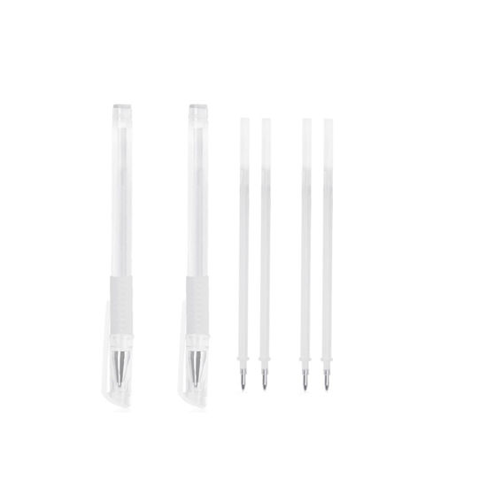 Picture of TEONEI Eyebrow microblading Marker Pen,Skin Marker Pen,Eyebrow Permanent Makeup Position Mapping Mark Tools (White)