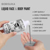 Picture of BOBISUKA Grey Liquid Texture Face and Body Paint Washable