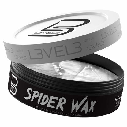 Picture of L3 Level 3 Spider Wax - Long Lasting and Strong Hold Improve your Hair Volume and Texture - Level Three Hair Wax for Men (150 ML, Spider Wax)