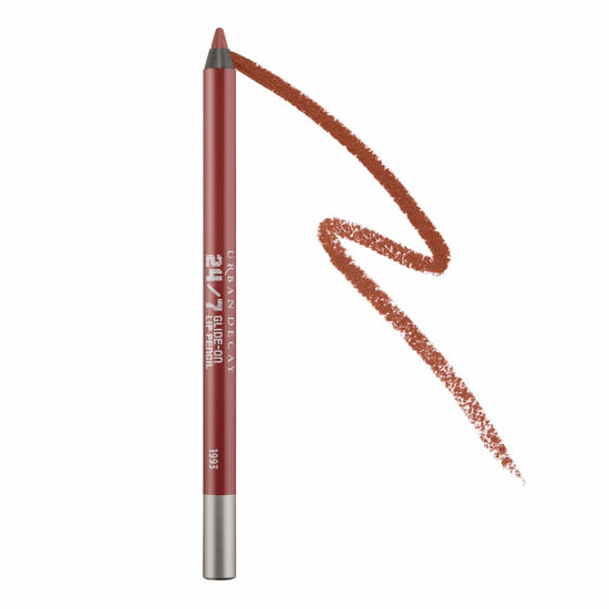 Picture of URBAN DECAY 24/7 Glide-On Waterproof Lip Pencil (1993 - Medium Brown), Smudge-Proof, Longwearing Lip Liner, Smooth & Creamy Colors, Moisturizing Formula with Vitamin E - 0.04 oz
