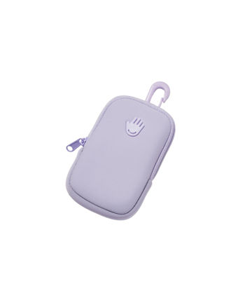Picture of Touchland Touchette Zippered Pouch, Attachable Fashion Accessory with Snap Hook for Power Mist and Glow Mist 1FL OZ, Lilac