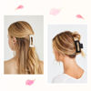 Picture of 12 Pack 3.5" Medium Hair Claw Clips for Women Thick Thin Hair, Strong Hold Matte Banana Hair Clips