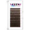 Picture of VEYES INC Colored Lash Extensions 03 05 07 15 C/D Curl 8-16mm Mixed Length Tray, Premium Individual Silk Eyelashes, Professional Supplies for Lash Techs (Dark Latte Brown 0.07 CC 8-16mm)