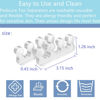 Picture of ZaxSota Pedicure Toe Separators for Separating Toenails or Nails Soft Gel Pedicure Kit Washable and reusable. Toe Separators for Women