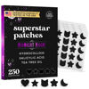Picture of LivaClean 250CT Black Star Pimple Patches Midnight Magic w/Salicylic Acid & Tea Tree Oil - Pimple Patches for Face, Hydrocolloid Acne Patch, Cute Face Stickers, Zit Patch