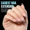 Picture of TOMICCA Short Coffin Gel x Nail Tips, Full Cover Short Nail Tips, 360Pcs Soft Coffin Nails Matte Fake False Acrylic Press on Nail Home DIY Nail Salon 15 Sizes