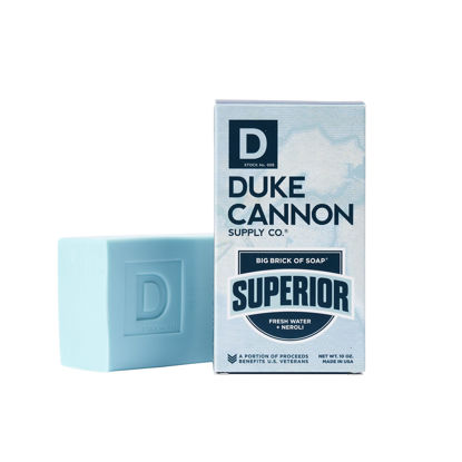 Picture of Duke Cannon Big Brick of Soap for Men - Superior, Fresh Water + Neroli. 10 oz