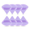 Picture of RAREIUS 8pcs Triangular Powder Puff Face Soft Velvet Makeup Puff for Loose Powder Body Powder Makeup Sponge for Contouring Wet Dry Foundation Blender Sponge Beauty Makeup Tool.(Purple)