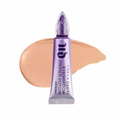 Picture of Urban Decay Eyeshadow Primer Potion (Full Size), Award-winning Nude Eye Primer, Crease-free Eye Makeup Looks, Smooths & Preps Eyelid Base for Vibrant Color, All-day Wear, Dries Invisible - 0.33 fl oz
