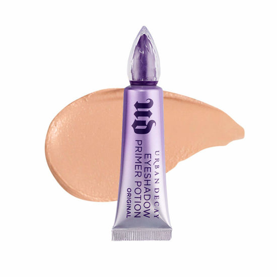 Picture of Urban Decay Eyeshadow Primer Potion (Full Size), Award-winning Nude Eye Primer, Crease-free Eye Makeup Looks, Smooths & Preps Eyelid Base for Vibrant Color, All-day Wear, Dries Invisible - 0.33 fl oz
