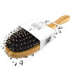 Picture of Boar Bristle Hair Brush - Smoothes & Detangles All Hair Types, Hairbrush for Women, Men & Kids, Brush for Thick Hair, Distributes Oils for Natural Shine & Stimulates Scalp