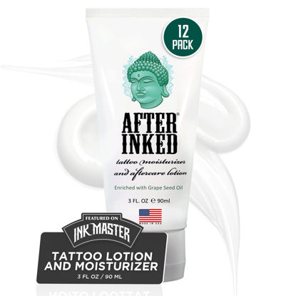 Picture of After Inked Tattoo Cream Moisturizing Lotion, 3 Fluid oz Tube (12-Pack)